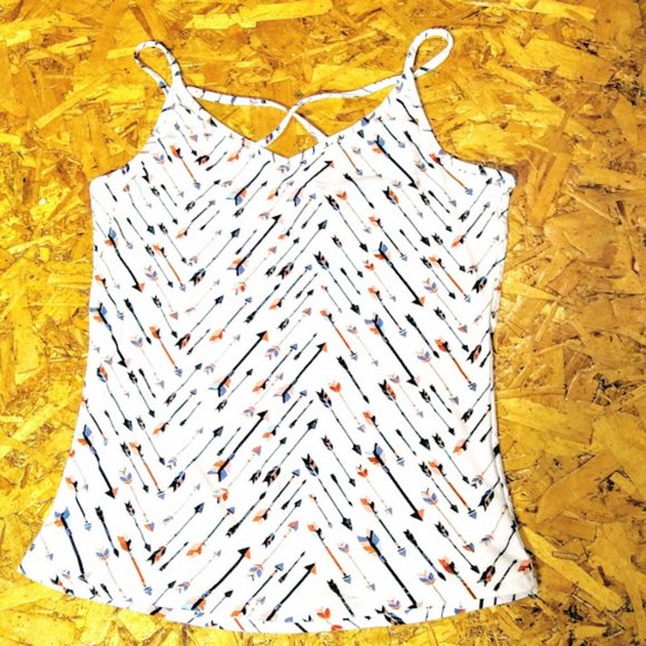 TANK TOP*SPAGHETTI STRAPS*WISHFUL PARK*WOMEN L*SOUTHWEST/TRIBAL DESIGN - Picture 2 of 6